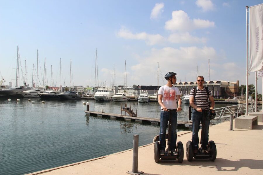 Valencia: Seaport Segway Tour - Getting Set Up at the Serranos Gates and First Riding Minutes