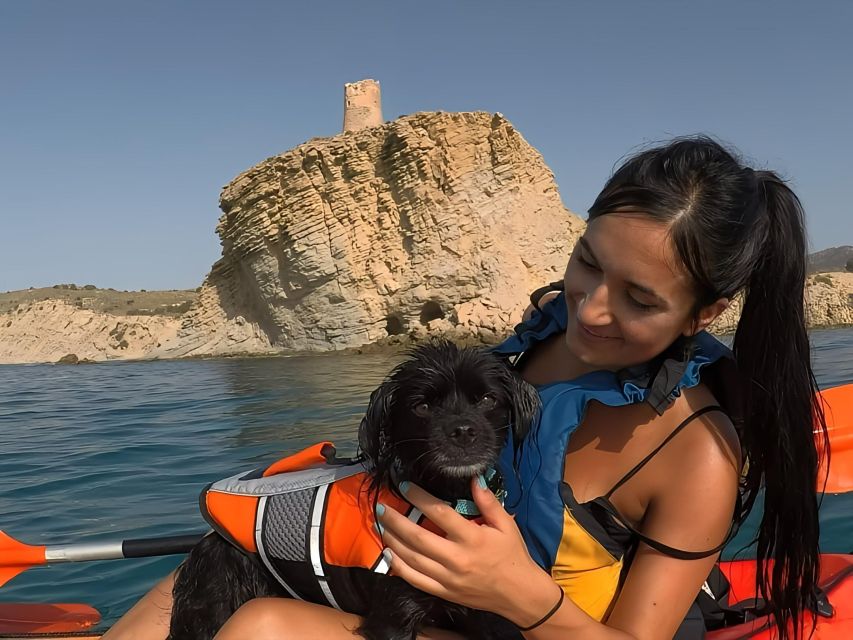 Villajoyosa: Kayaking with the man's best friend, your dog - Platja de la Caleta: swimming time and a steadier sea feel