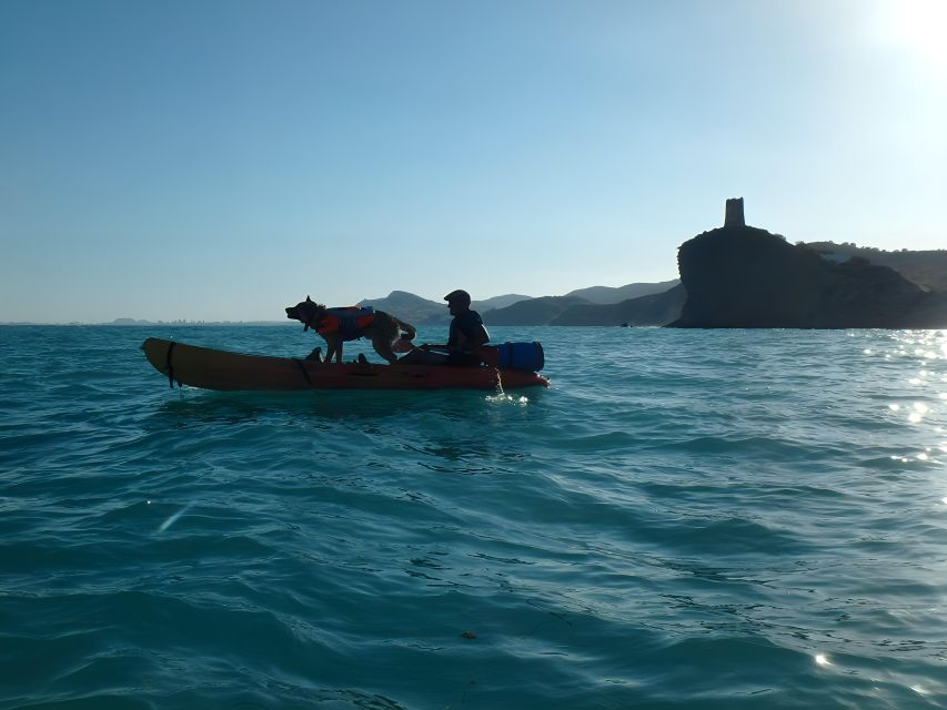 Villajoyosa: Kayaking with the man's best friend, your dog - Snorkeling, photos, and keeping your stuff dry