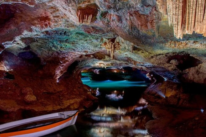 Visit to the Sant Josep Caves - Inside Sant Josep Caves: boat route, short walk, and the 20 C cave air