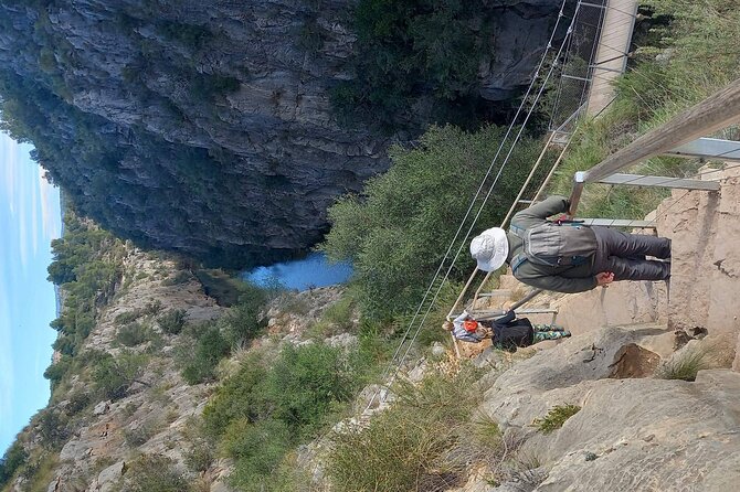 Walking Tour of the Hanging Bridges of Canyon de Turia and Chulilla Village - Puentes Colgantes Route: Canyons, Climbing, Olive Groves, and a Reservoir View