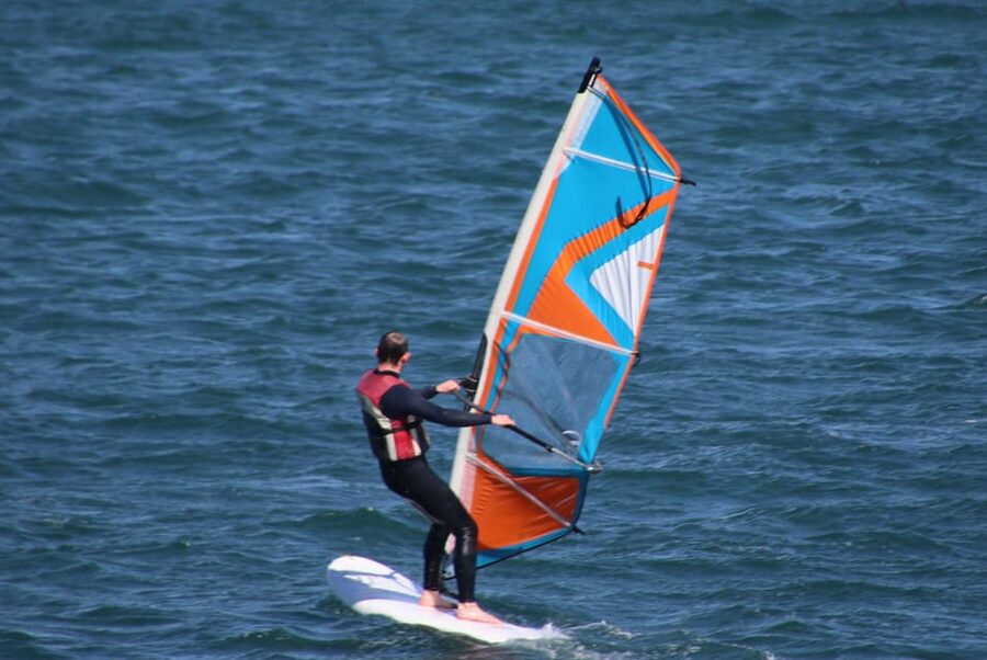 Windsurf class on Valencia beach - Price and value: $65 for gear plus coaching in a small group
